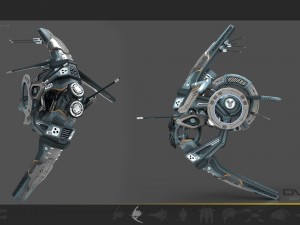 cybertech v1 drone 3D Model