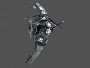 cybertech v1 drone 3D Model
