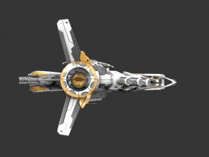 drone alen white 3D-Modell