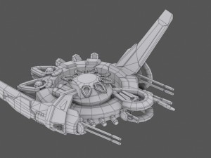 drone alen white 3D-Modell