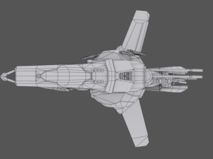 drone alen white 3D-Modell