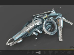 drone v2 cybertech 3D Model
