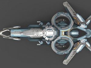 drone v2 cybertech Model 3D