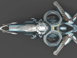 drone v2 cybertech 3D Model