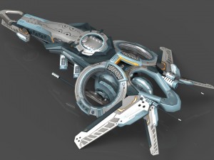 drone v2 cybertech Model 3D