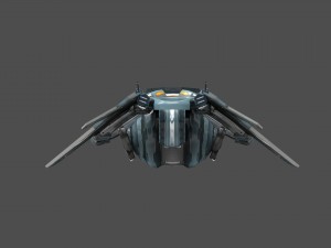 drone v2 cybertech Model 3D