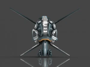 drone v3 cybertech 3D Model