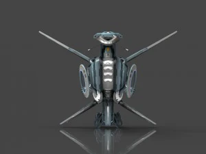 drone v3 cybertech 3D Model
