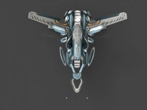 drone v3 cybertech 3D Model