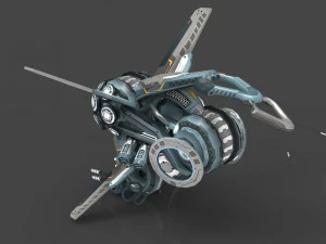 drone v3 cybertech 3D Model