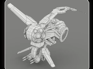 drone v3 cybertech 3D Model