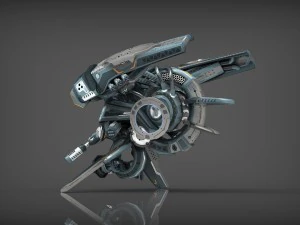 drone v4 cybertech 3D Model