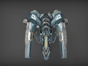 drone v4 cybertech 3D Model