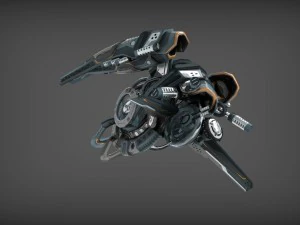 drone v4 cybertech 3D Model