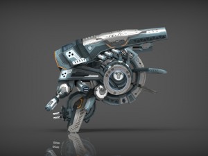 drone v4 cybertech 3D Model