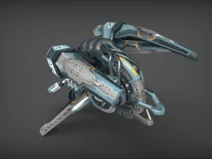 drone v4 cybertech 3D Model
