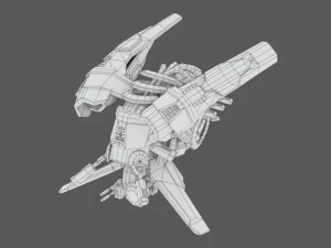 drone v4 cybertech 3D Model