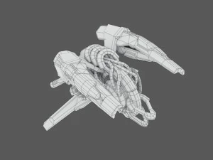 drone v4 cybertech 3D Model