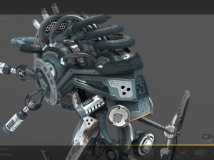 drone v5 cybertech 3D Model