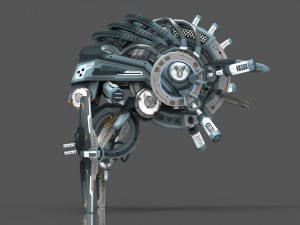 drone v5 cybertech 3D Модель