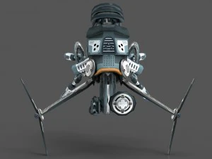drone v5 cybertech 3D Model