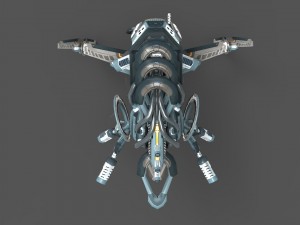 drone v5 cybertech 3D Модель