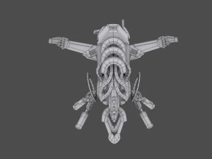drone v5 cybertech 3D Model