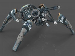 drone v6 cybertech spider 3D-Modell
