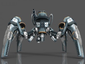 drone v6 cybertech spider 3D-Modell