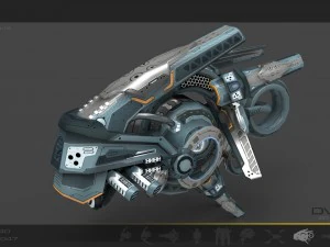 drone v7 cybertech Modello 3D