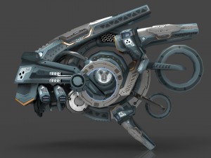 drone v7 cybertech 3D-Modell