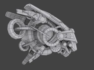 drone v7 cybertech 3D Model