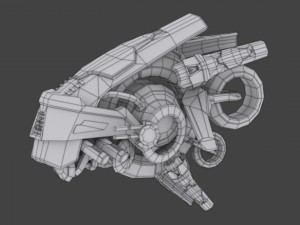 drone v7 cybertech 3D-Modell