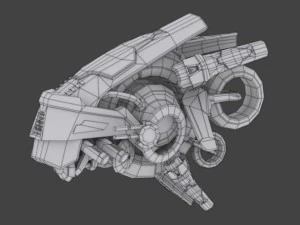 drone v7 cybertech 3D Model