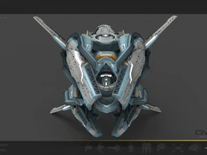 drone v8 cybertech 3D Model