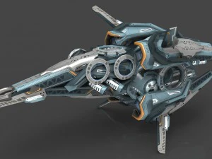 drone v8 cybertech 3D Model