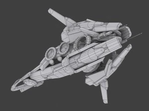 drone v8 cybertech 3D Model