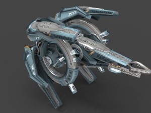 drone v9 cybertech Modello 3D