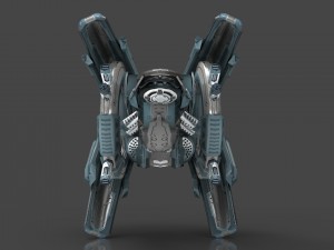 drone v9 cybertech Modello 3D
