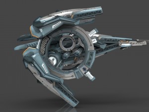 drone v9 cybertech Modello 3D
