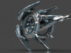 drone v9 cybertech Modello 3D