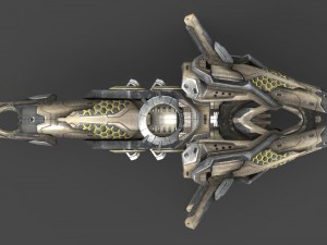 drone v8 scifi 3D 模型