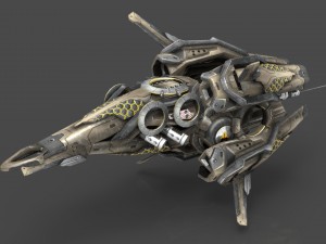 drone v8 scifi 3D 模型