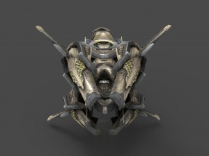 drone v8 scifi 3D 模型