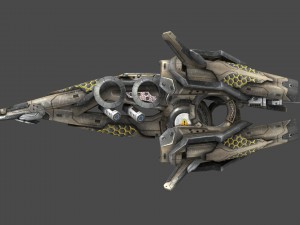 drone v8 scifi 3D 模型