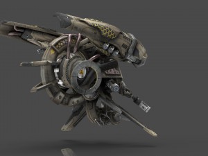 drone v4 scifi 3D Модель