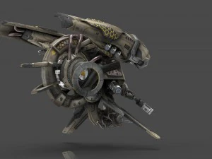 drone v4 scifi 3D Model
