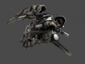drone v4 scifi 3D Модель