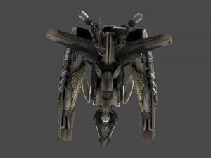 drone v4 scifi 3D Модель