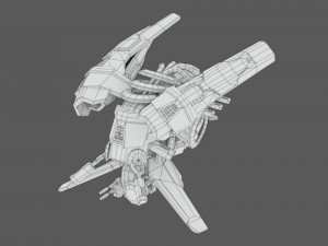 drone v4 scifi 3D Модель